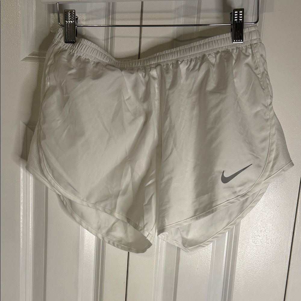 Nike Women's Lined Athletic White Shorts